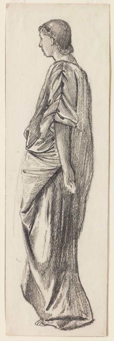 Figure in Robes by Edward Burne Jones
